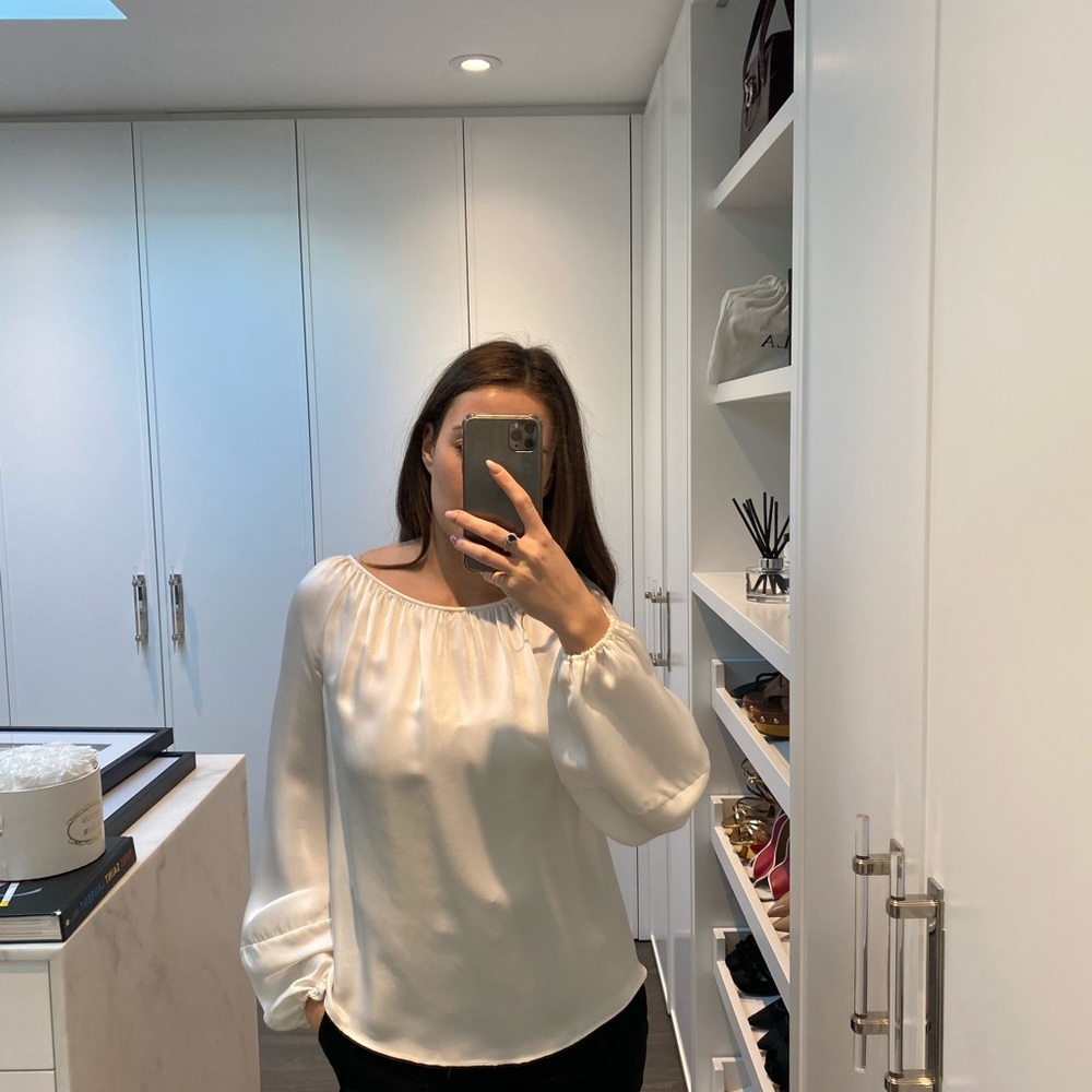 Givenchy Silk White Blouse - Picture 5 of 13